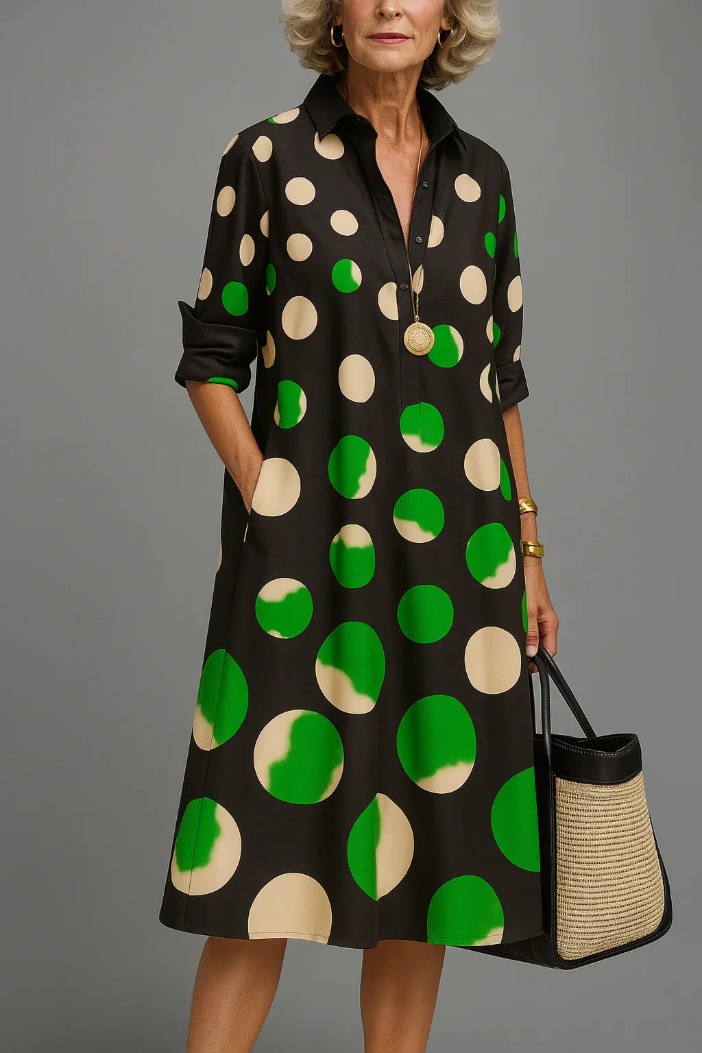 Naomi | Vestido Midi Elegante y Cómodo