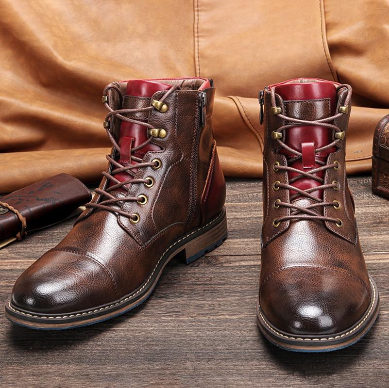 Peter™ | Botas Oxford de piel
