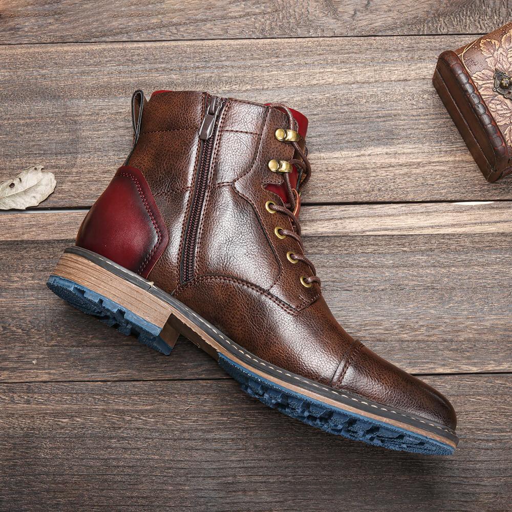Peter™ | Botas Oxford de piel