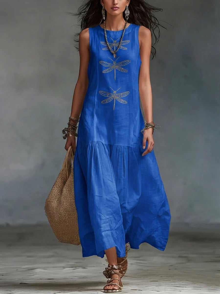 Geniva | Vestido Largo sin Mangas