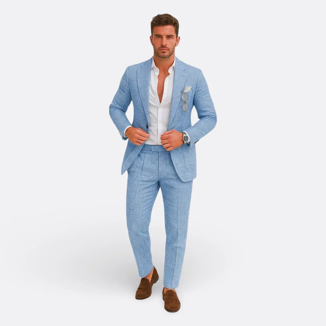 Carlos | Traje Formal de Lino para Hombre