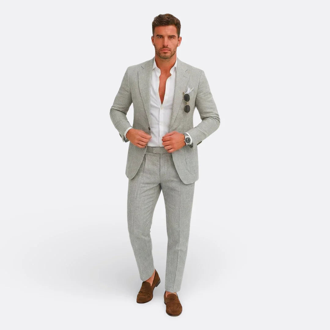 Carlos | Traje Formal de Lino para Hombre