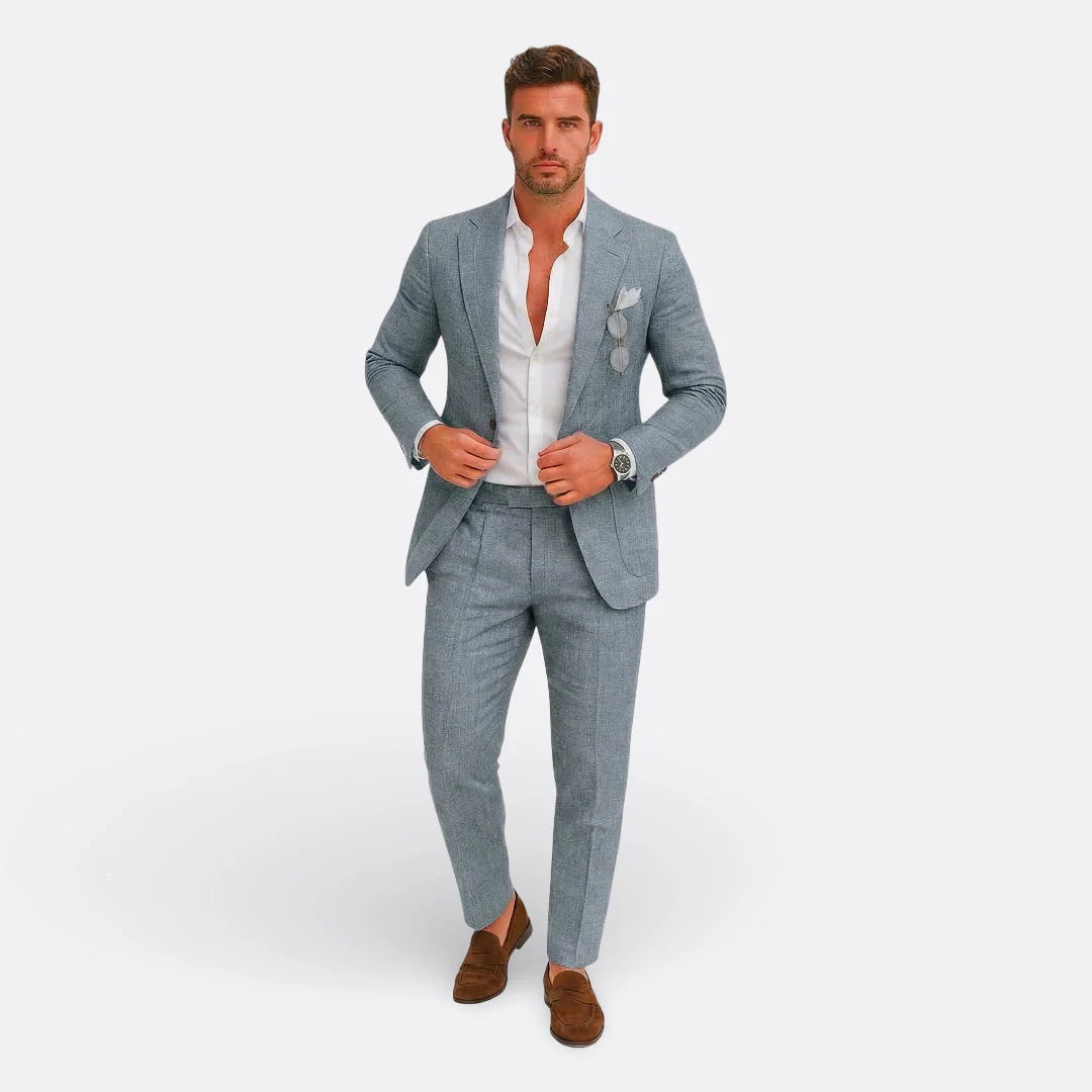 Carlos | Traje Formal de Lino para Hombre