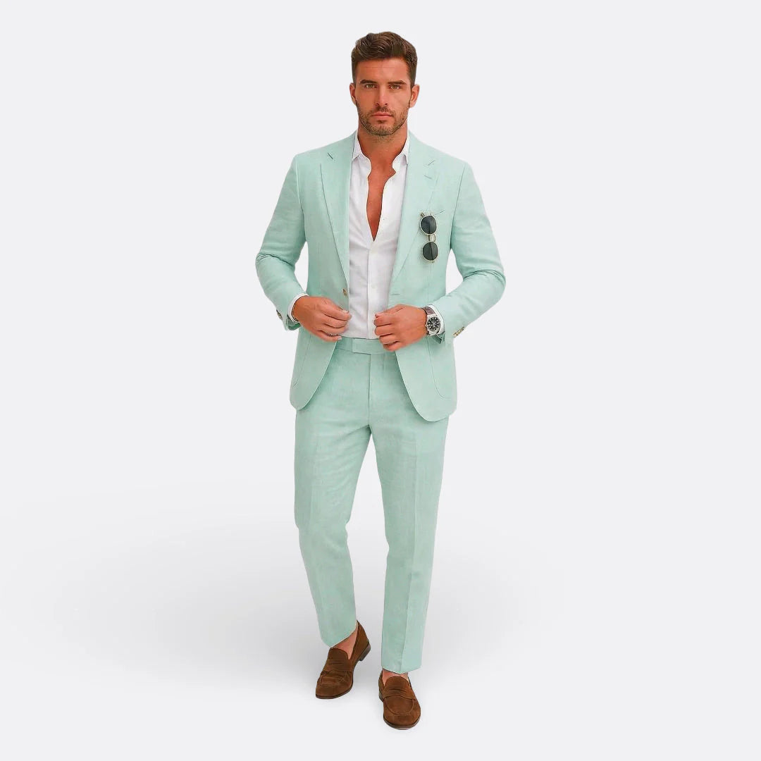 Carlos | Traje Formal de Lino para Hombre