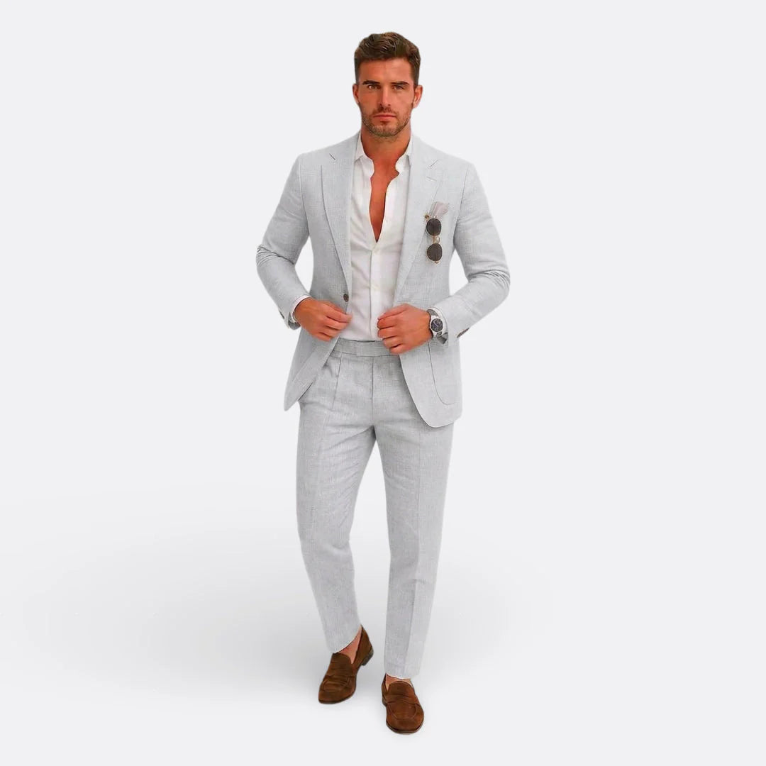 Carlos | Traje Formal de Lino para Hombre