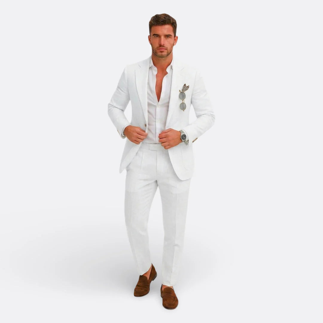 Carlos | Traje Formal de Lino para Hombre