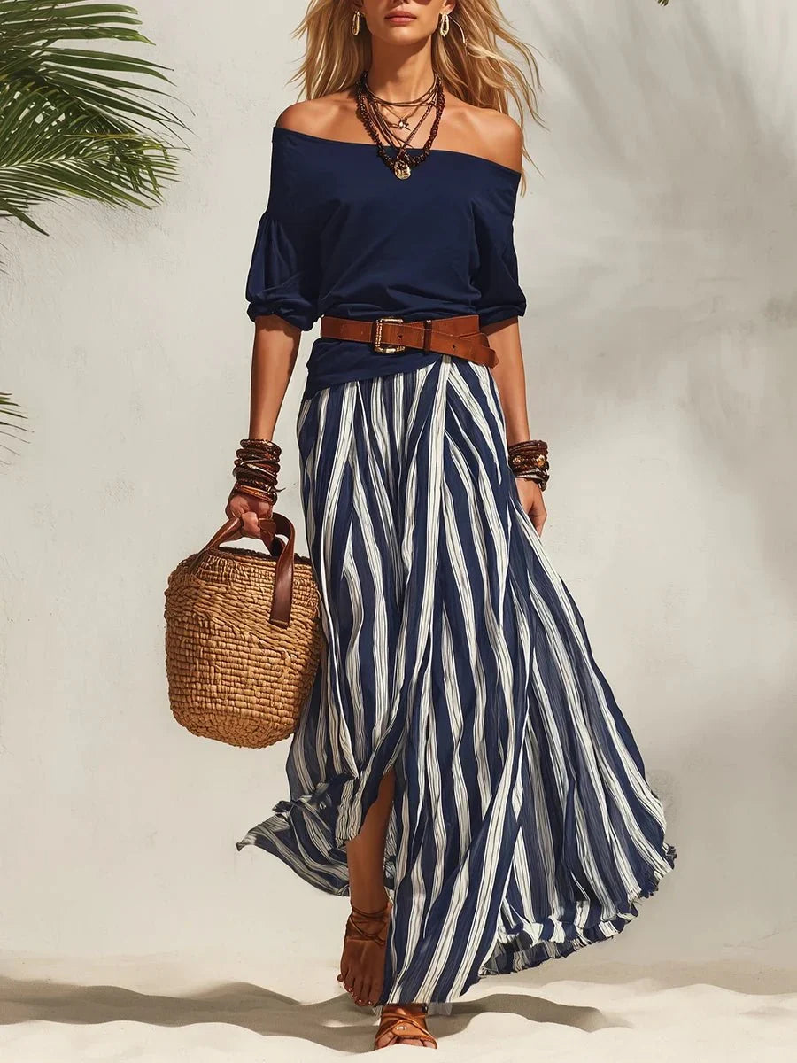 Esabella | Conjunto Elegante de Verano de Dos Piezas