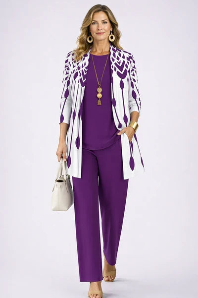 Elaine | Conjunto de Tres Piezas + Bolso de Regalo