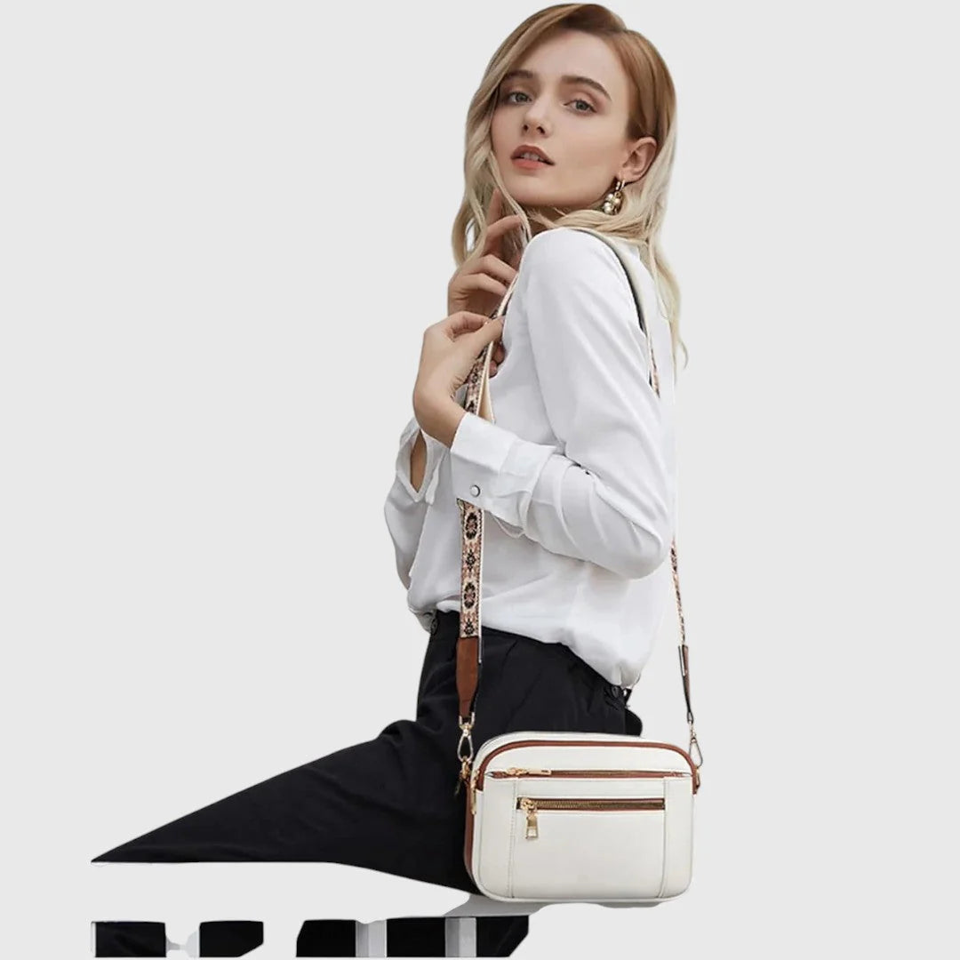 Sonia | Bolso Bandolera con Correa Floral
