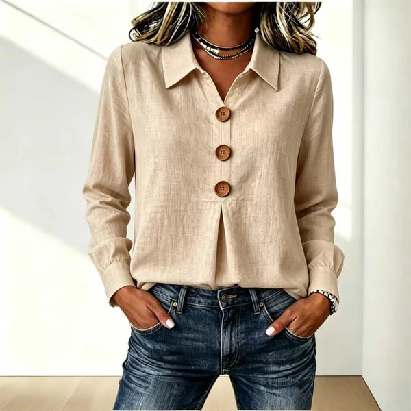 Moriah | Blusa Elegante de Manga Larga