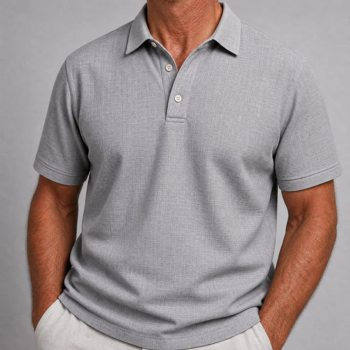 Tristan | Polo Elegante de Lino para Hombre