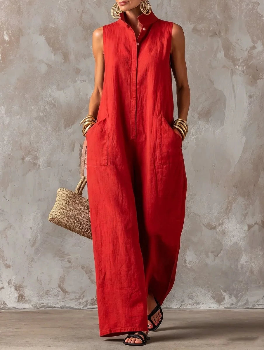 Salea | Mono Elegante sin Mangas + Bolso de Regalo