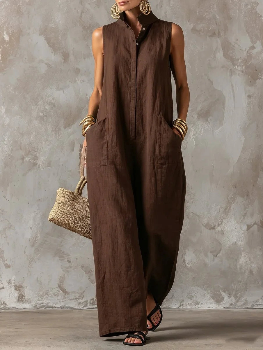 Salea | Mono Elegante sin Mangas + Bolso de Regalo