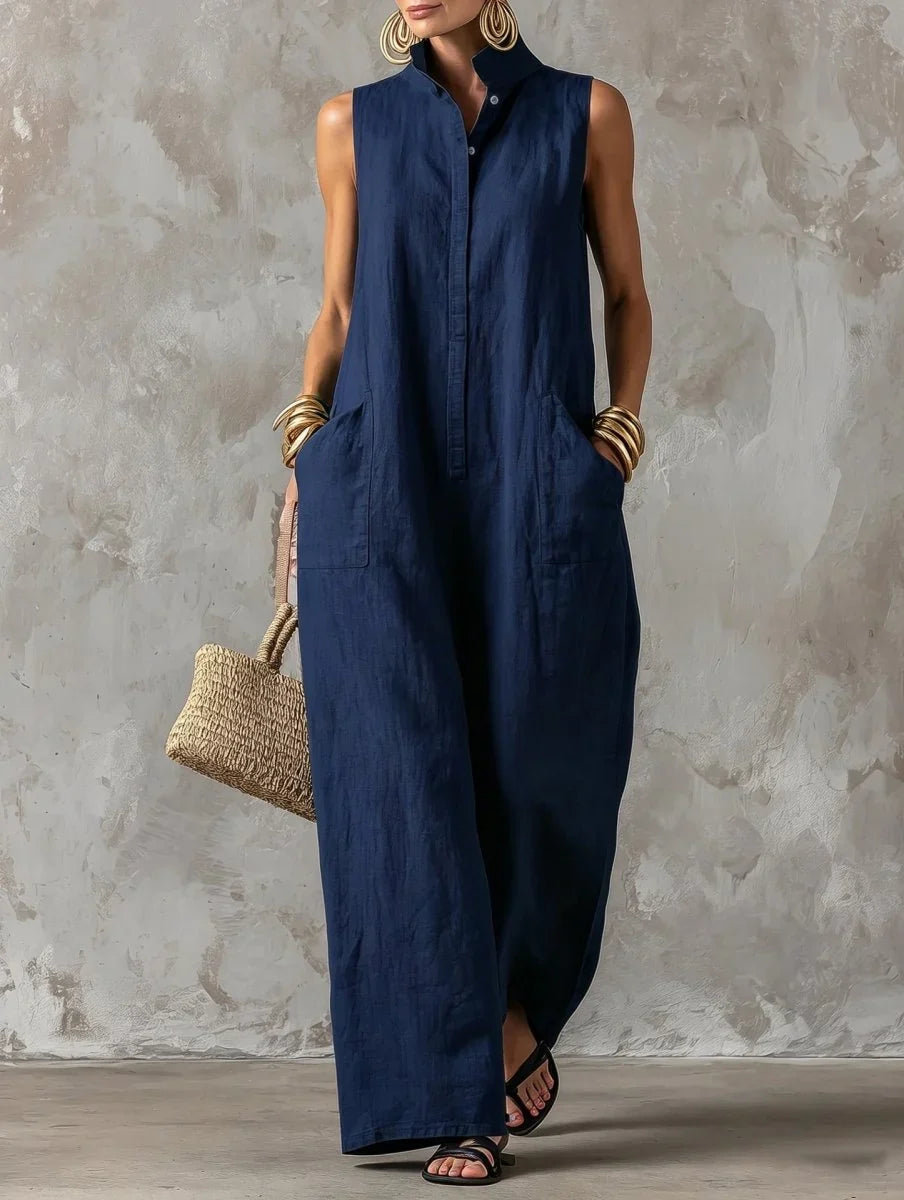Salea | Mono Elegante sin Mangas + Bolso de Regalo