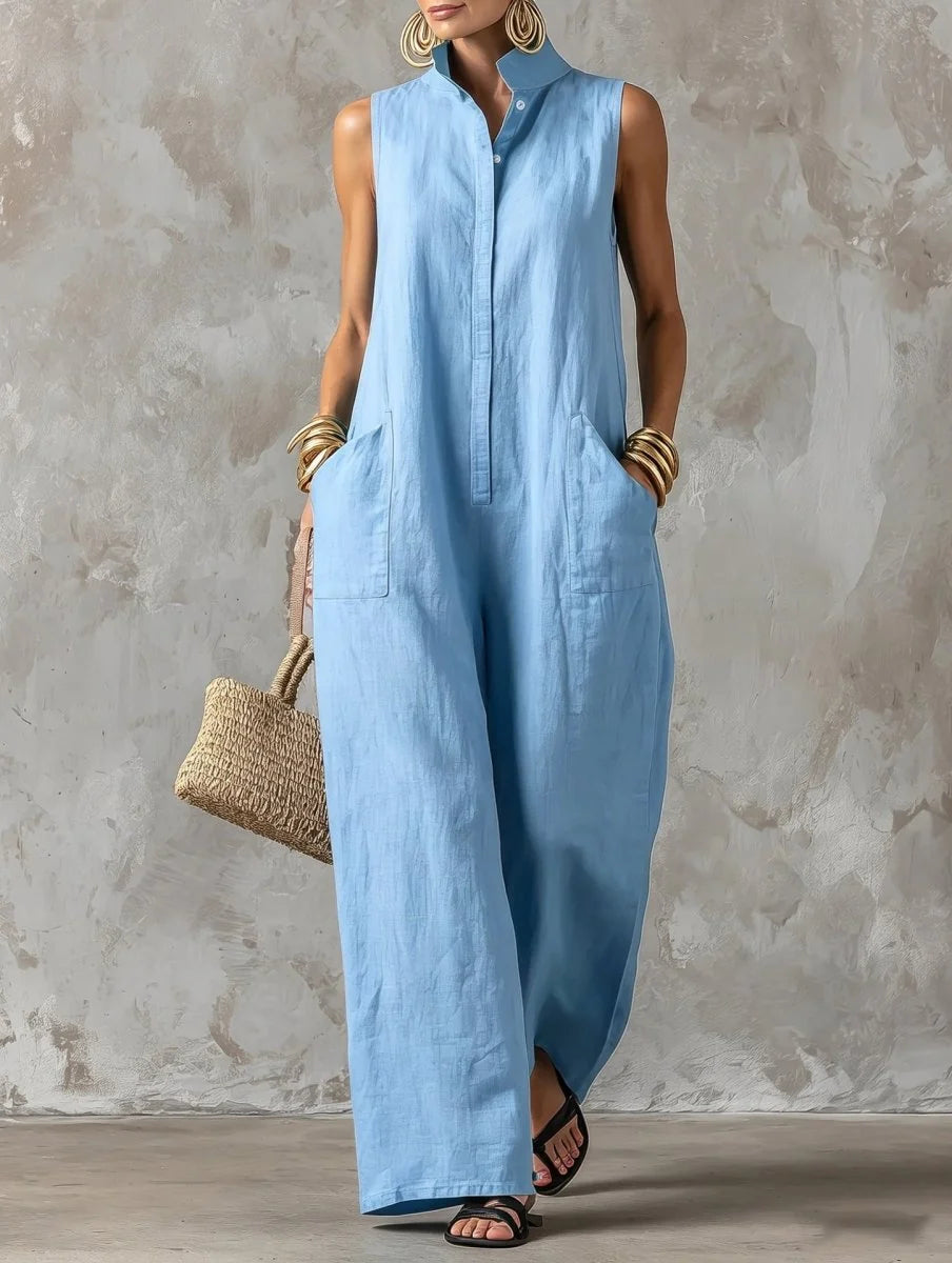 Salea | Mono Elegante sin Mangas + Bolso de Regalo