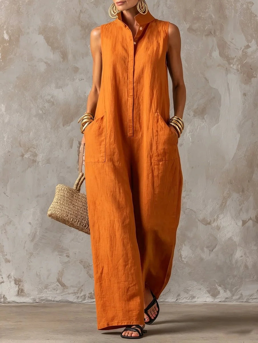 Salea | Mono Elegante sin Mangas + Bolso de Regalo