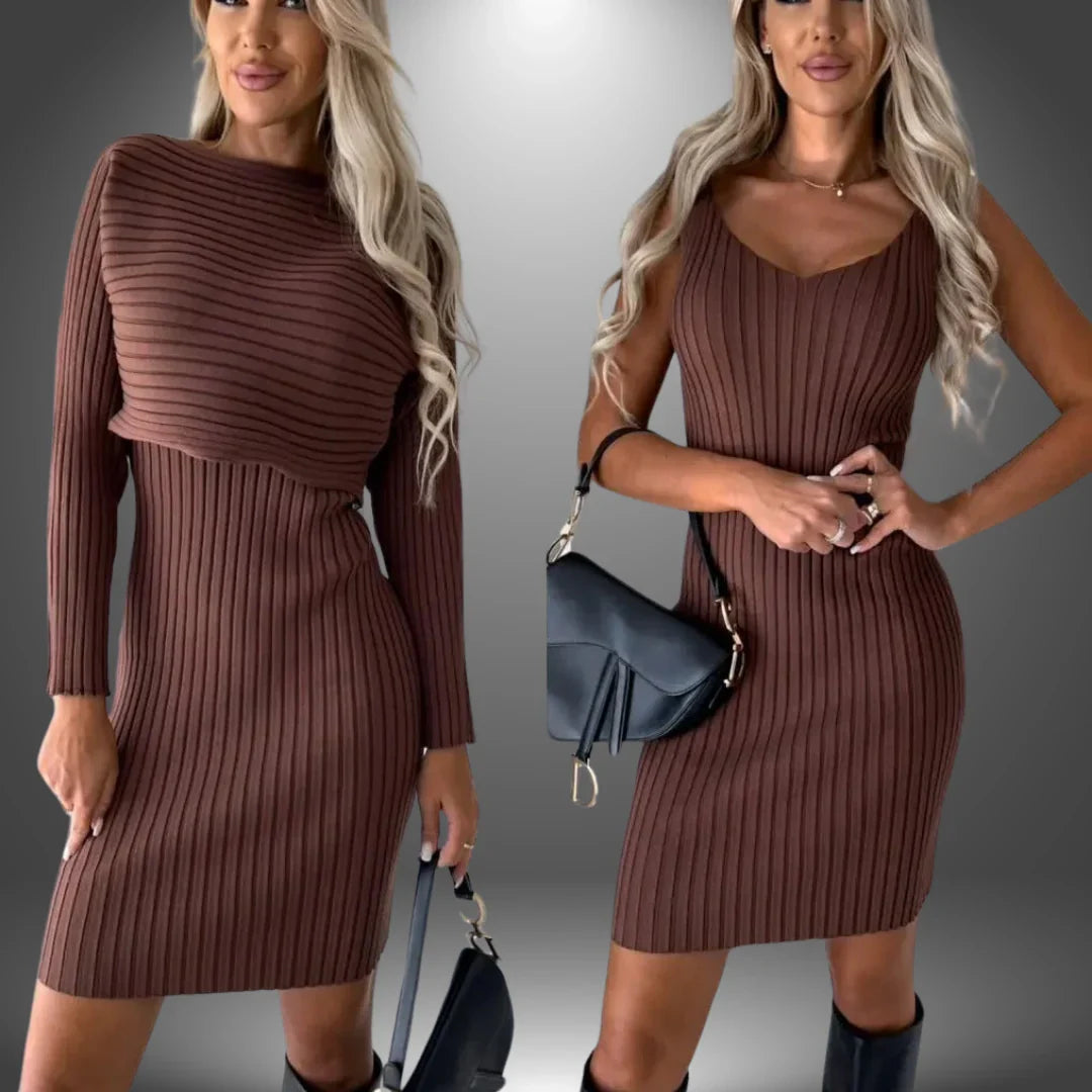 Abigail - Vestido sin mangas + jersey de regalo