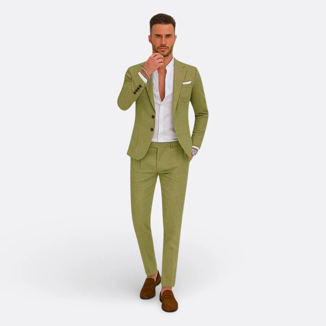Carlos | Traje Formal de Lino para Hombre