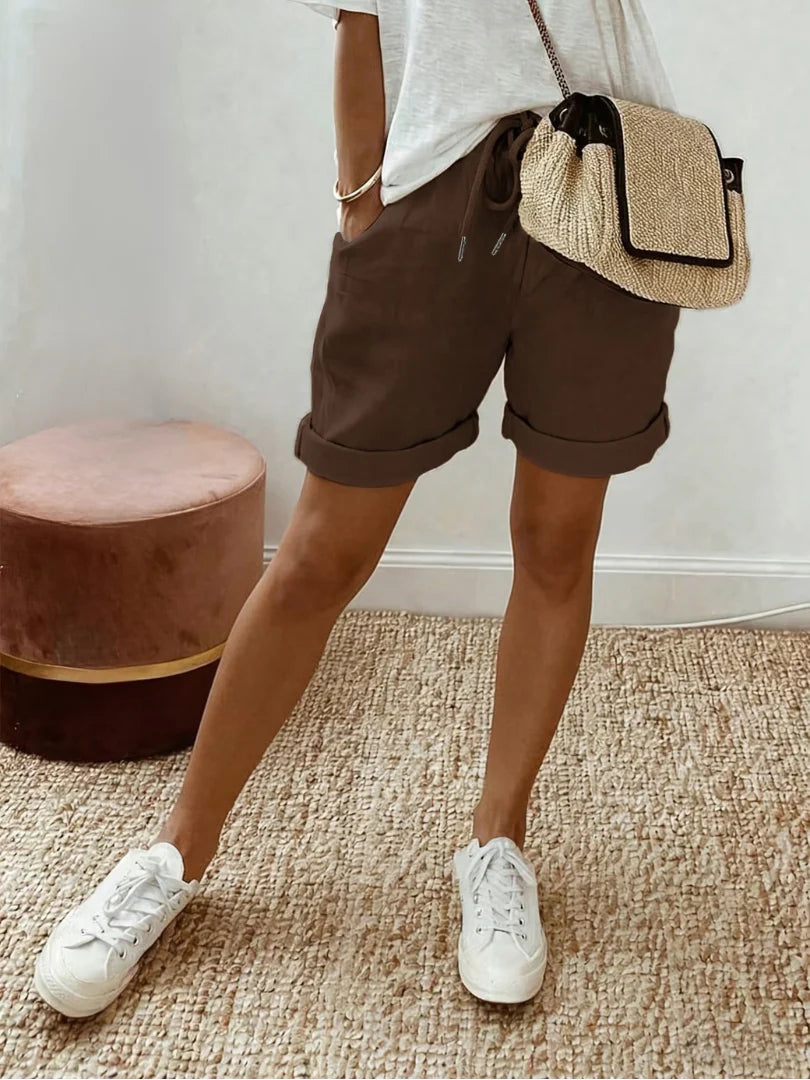 Keely | Bermudas Cómodas de Lino