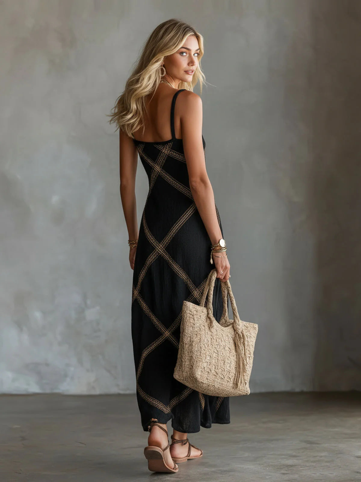 Neyra | Vestido Largo Boho sin Mangas