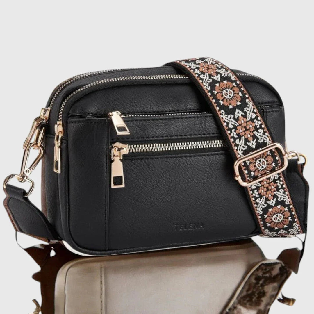 Sonia | Bolso Bandolera con Correa Floral