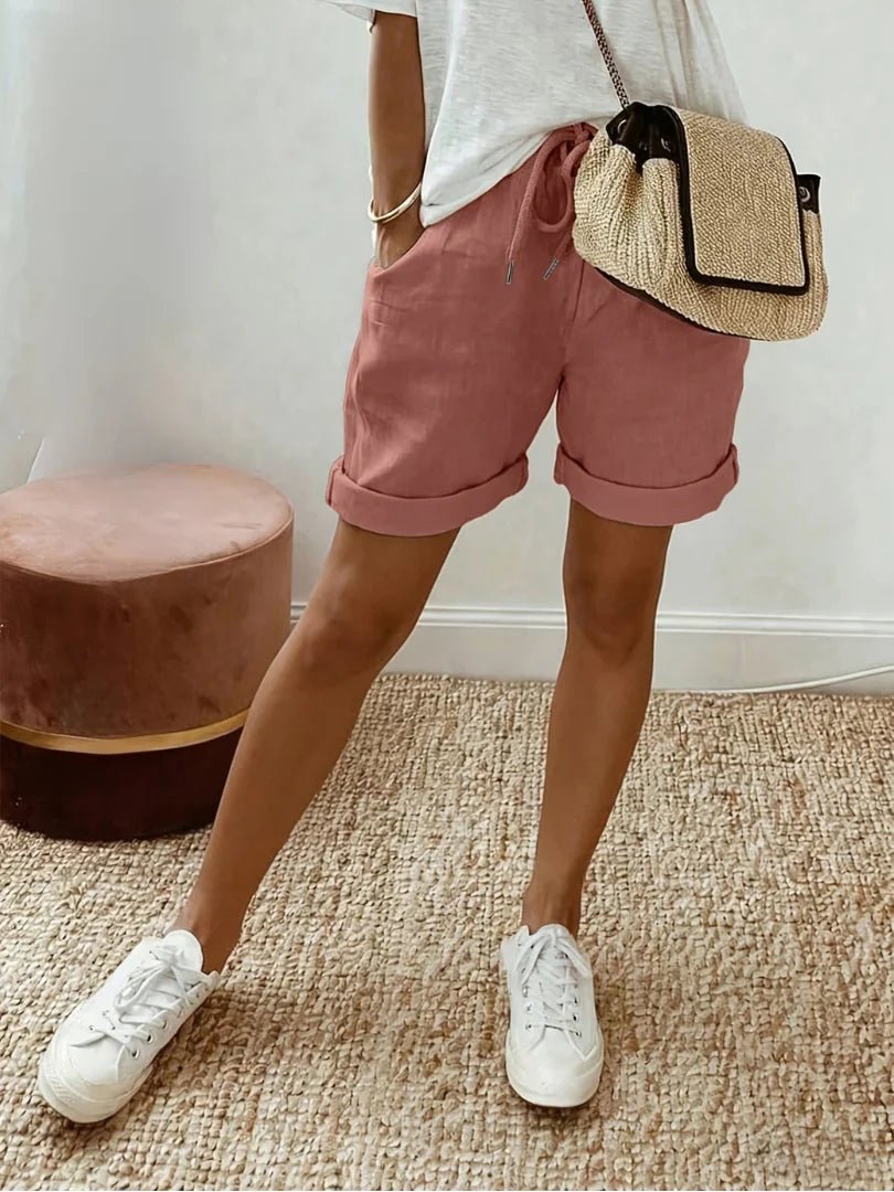 Keely | Bermudas Cómodas de Lino