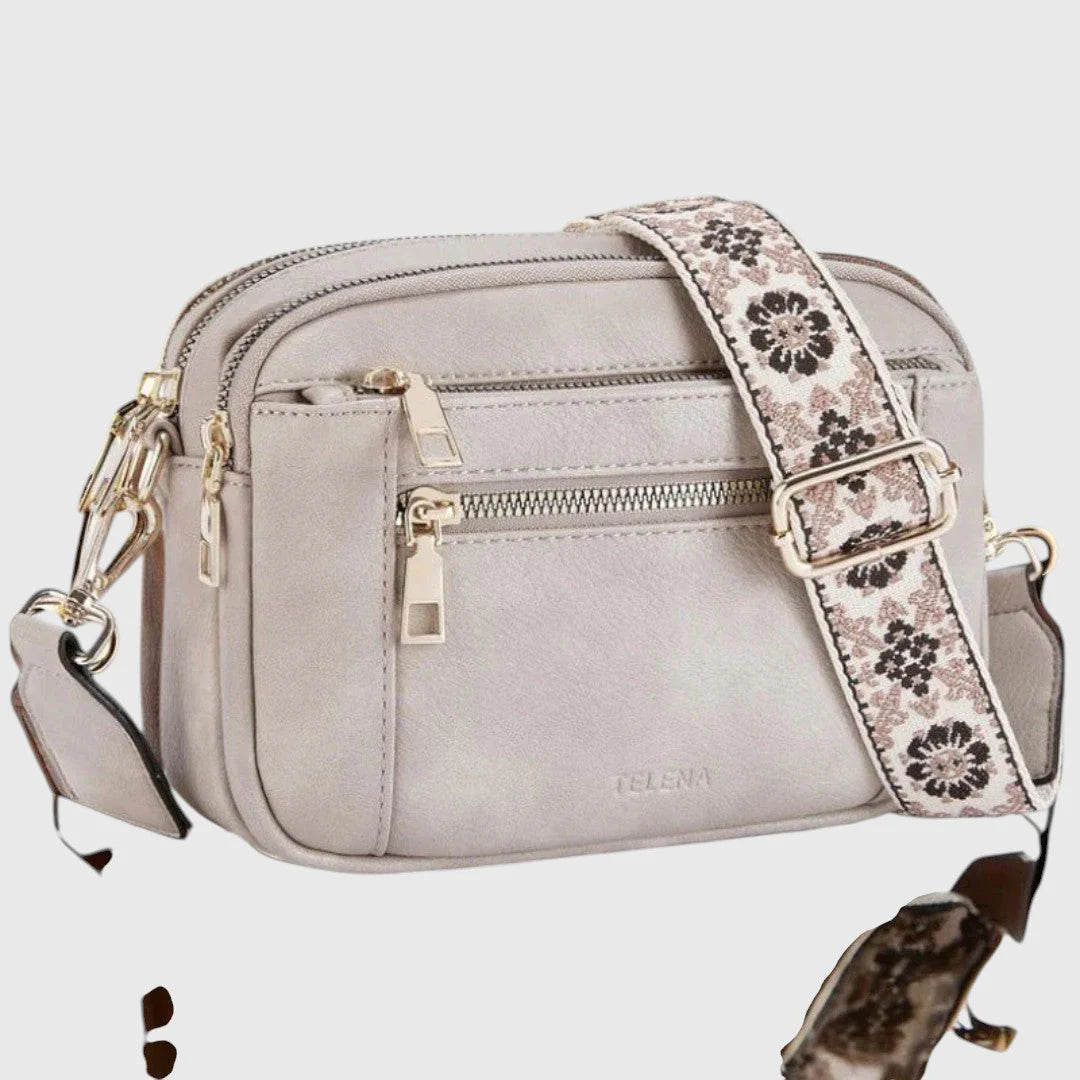 Sonia | Bolso Bandolera con Correa Floral