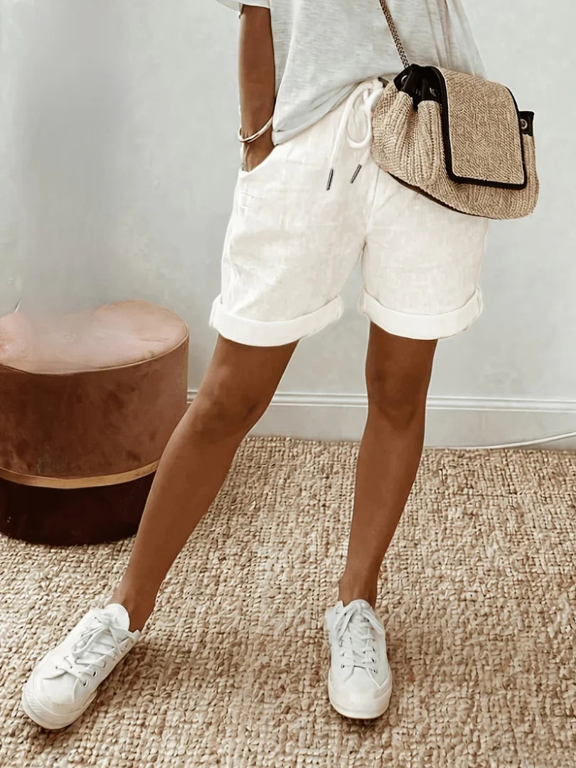 Keely | Bermudas Cómodas de Lino