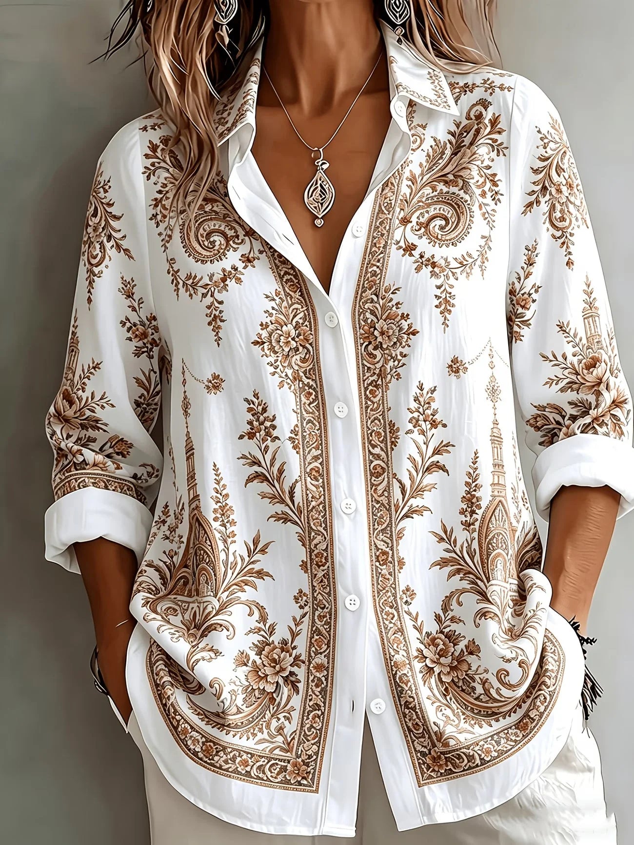 Aldana | Camisa de Manga Larga con Botones