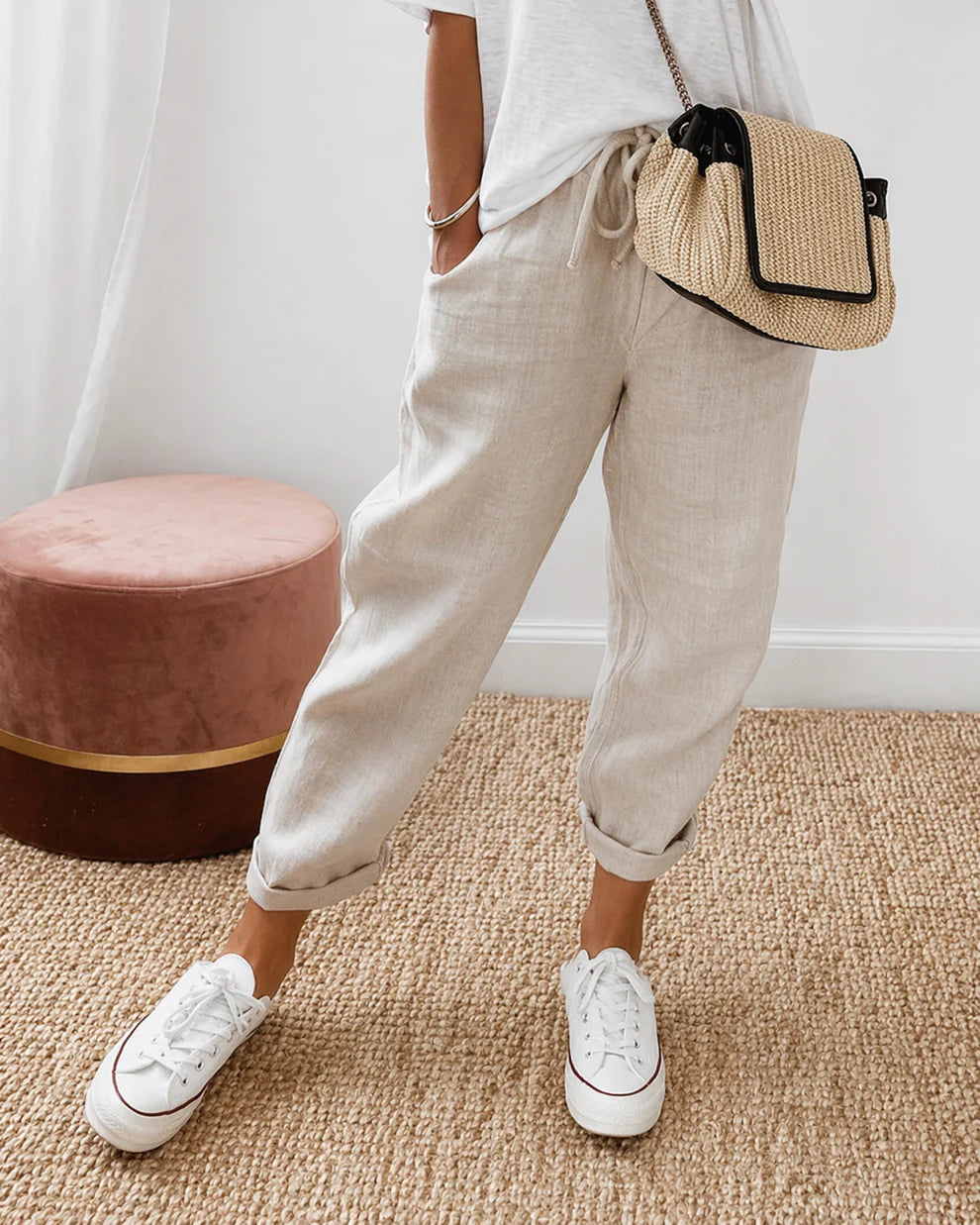 Linae™ | Pantalones Casuales de Lino y Algodón