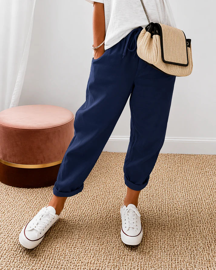 Linae™ | Pantalones Casuales de Lino y Algodón