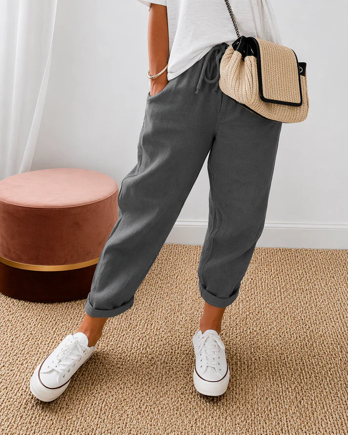 Linae™ | Pantalones Casuales de Lino y Algodón