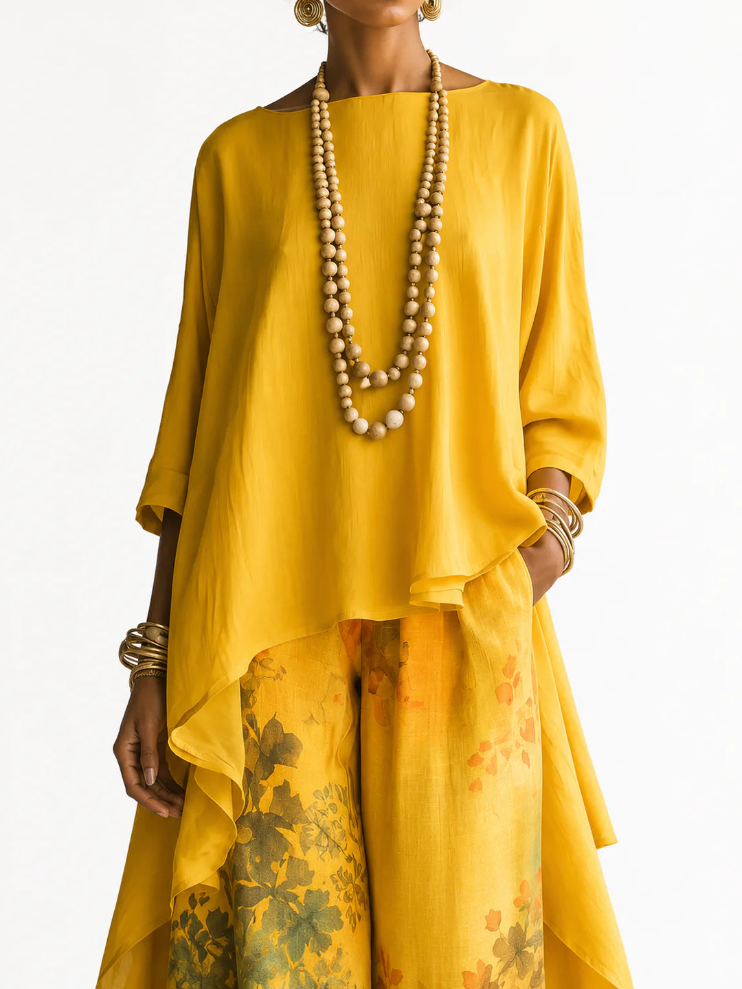 Auvelle | Conjunto Bohemio de Verano + Collar de Cuentas de Regalo