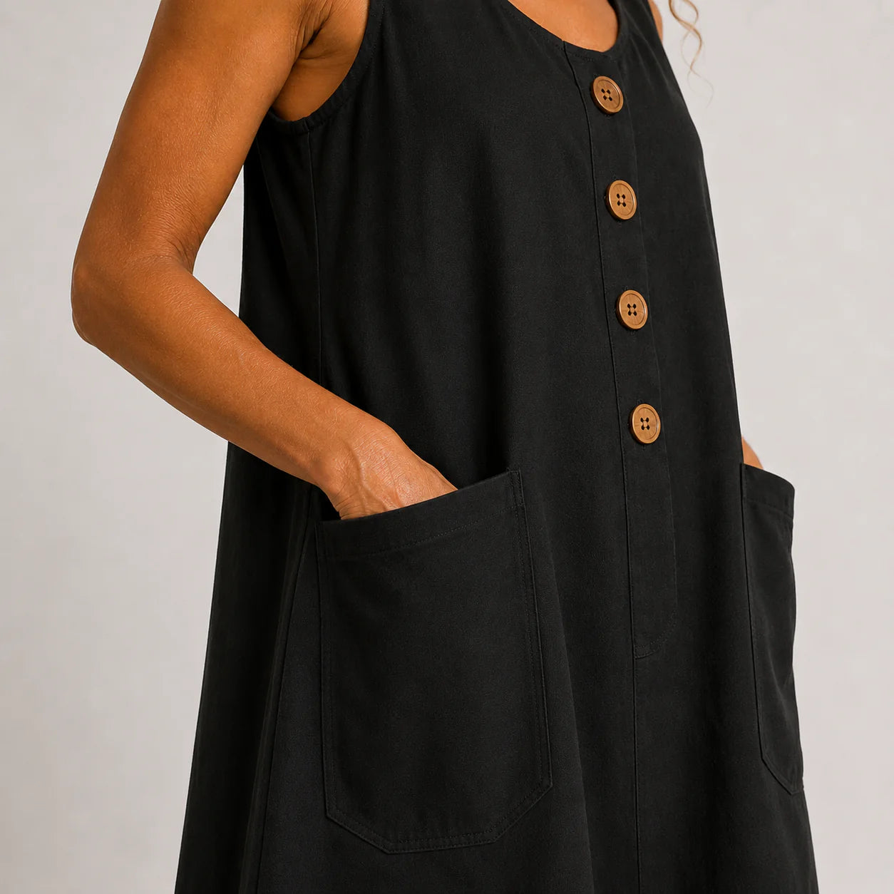 Maud | Vestido de Algodón y Lino para Verano