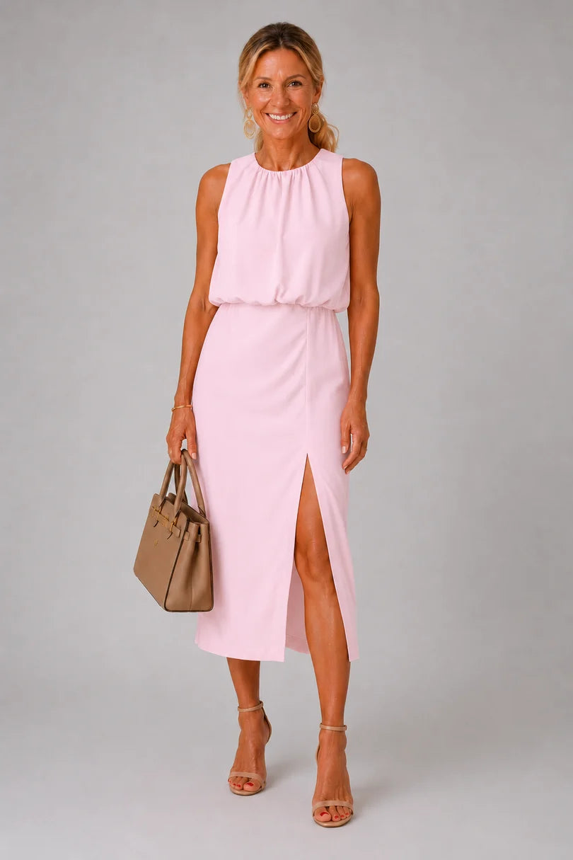 Antoinette | Vestido Midi con Abertura Lateral