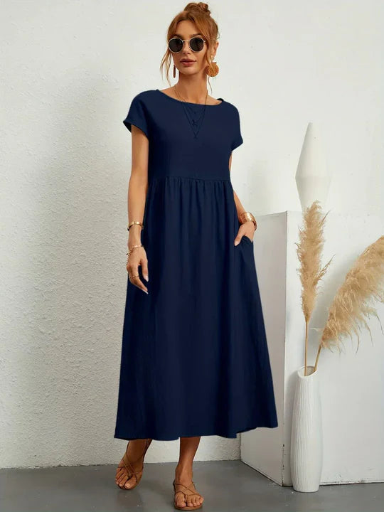 Scarlett | Vestido Ligero de Algodón con Bolsillos
