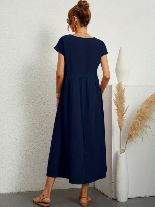 Scarlett | Vestido Ligero de Algodón con Bolsillos