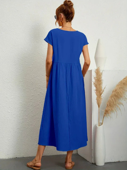 Scarlett | Vestido Ligero de Algodón con Bolsillos