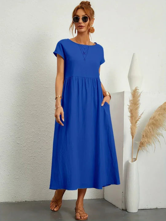 Scarlett | Vestido Ligero de Algodón con Bolsillos