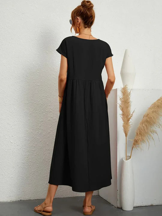 Scarlett | Vestido Ligero de Algodón con Bolsillos