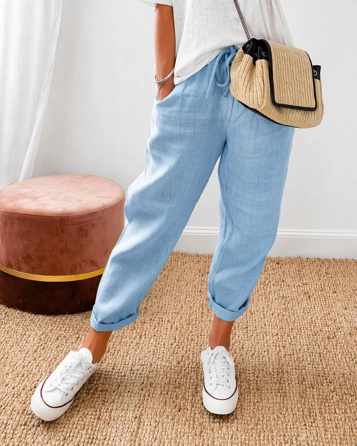 Linae™ | Pantalones Casuales de Lino y Algodón