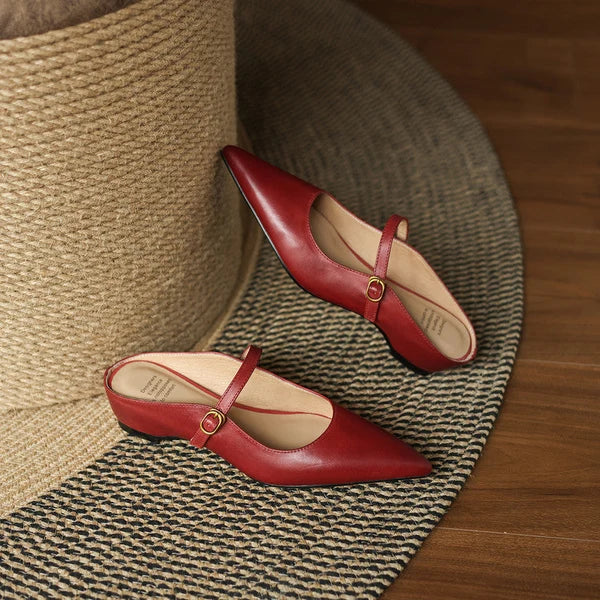 Lainey | Mules Mary Jane de Punta