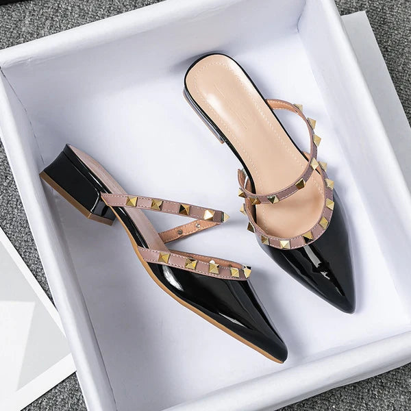 Anity | Mules de Punta con Tachuelas