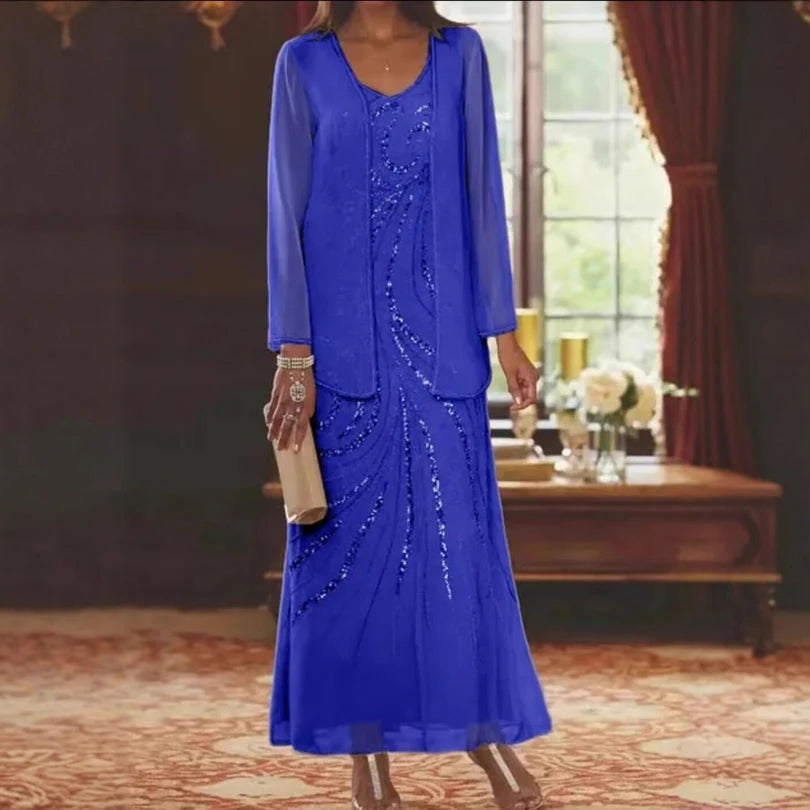 Natascha | Conjunto de Vestido de Gasa