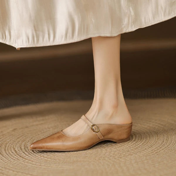 Lainey | Mules Mary Jane de Punta