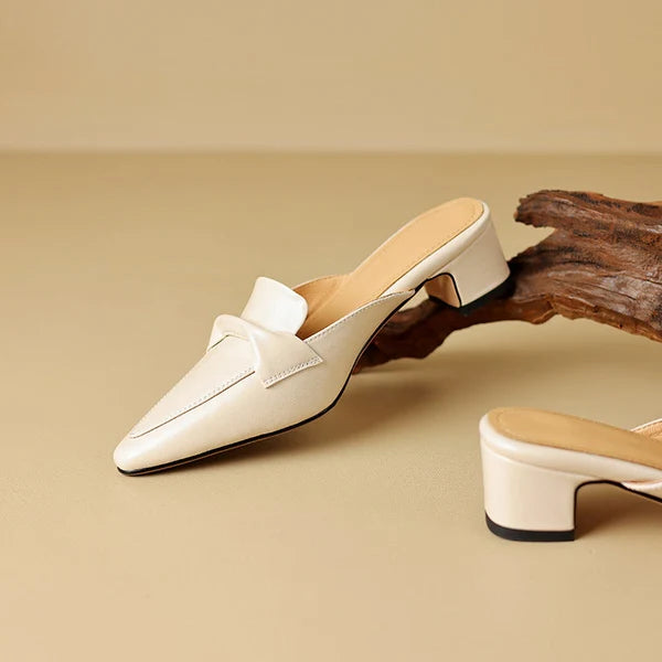 Letizia | Mules de Punta con Lazo