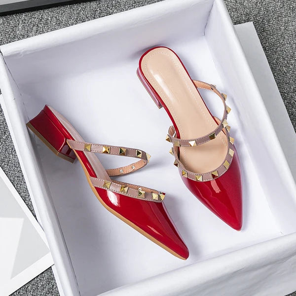 Anity | Mules de Punta con Tachuelas