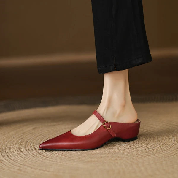 Lainey | Mules Mary Jane de Punta