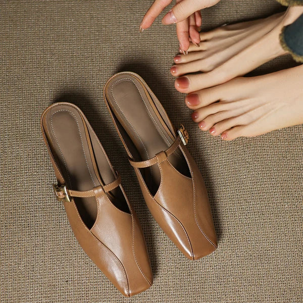 Lavena | Mules con Tira en T