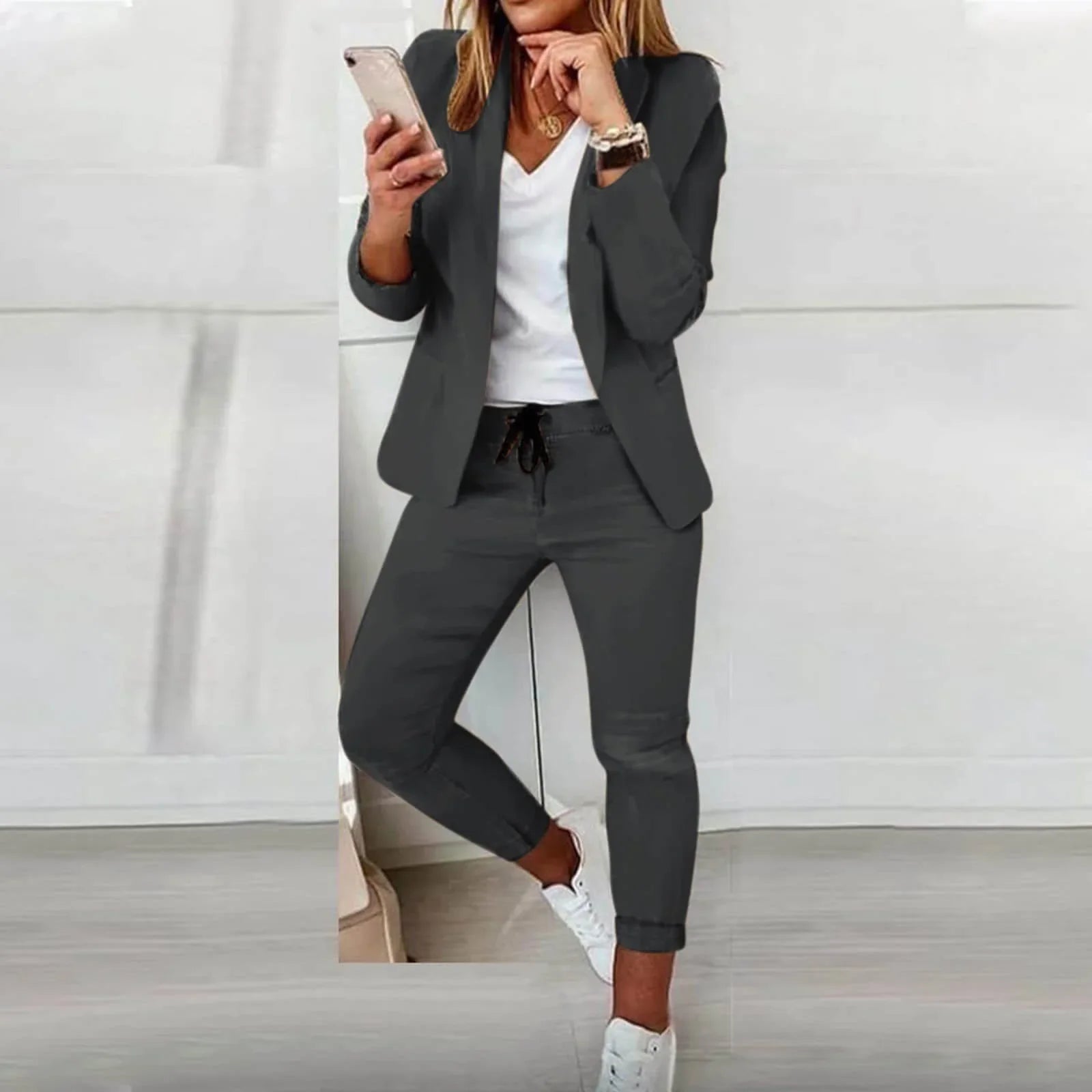 Laura™ Conjunto Elegante (Blazer y pantalón)